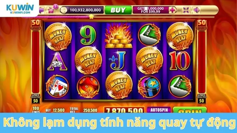 Không lạm dụng tính năng quay tự động